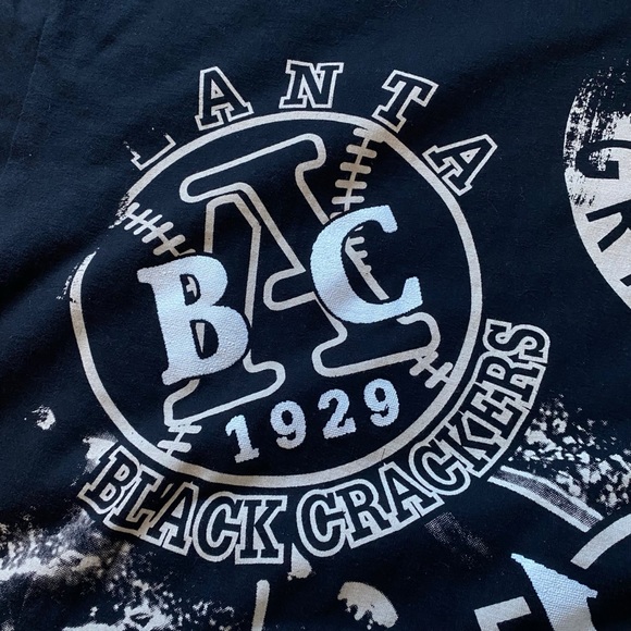 Negro Leagues Graphic Print Tee Mens 3XL Oversize Black Short Sleeve Baseball - Picture 4 of 7